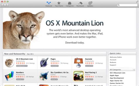 OS X Mountain Lion Available Now - Apple Gazette