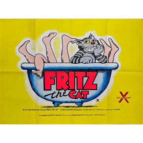 FRITZ THE CAT British Movie Poster - 30x40 in. - 1972