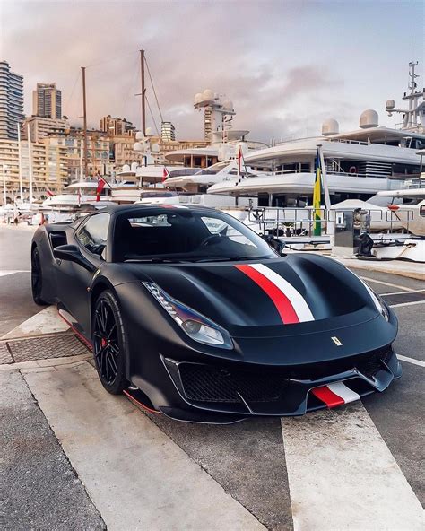 Charles Leclerc's Monaco flag striped Ferrari 488 Pista : r/formula1