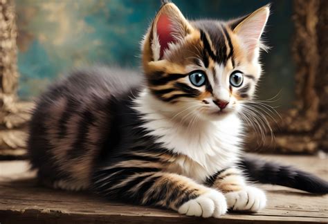 Kitten Cat Vintage Illustration Free Stock Photo - Public Domain Pictures