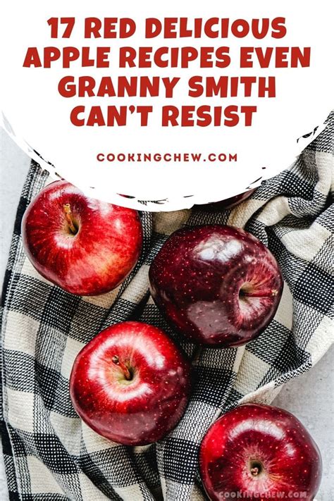 17 Red Delicious Apple Recipes Even Granny Smith Can't Resist 🍎 ...