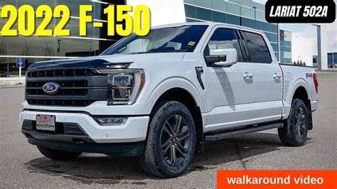 2022 Ford F-150 Lariat Sport 502a walkaround video 75 - YouTube