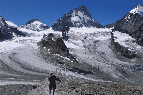 Climbing La Dent Blanche, Pennine Alps. 2-day trip. IFMGA guide