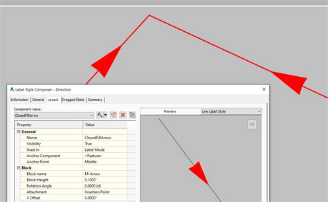 Solved: How to put Arrow along with the line direction Using coordinate ...