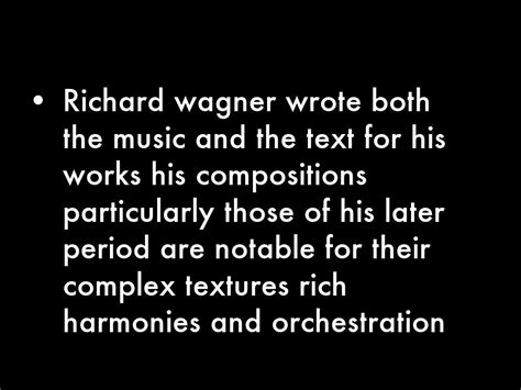 RICHARD WAGNER by Isaac Moscrip