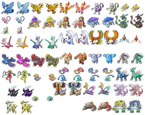 all legendary pokemon and shinys | Shiny pokemon, All legendary pokemon ...