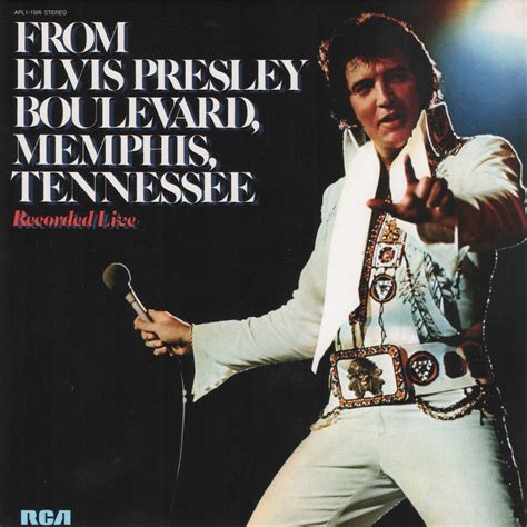 1976 From Elvis Presley Boulevard, Memphis, Tennessee - Elvis Presley ...