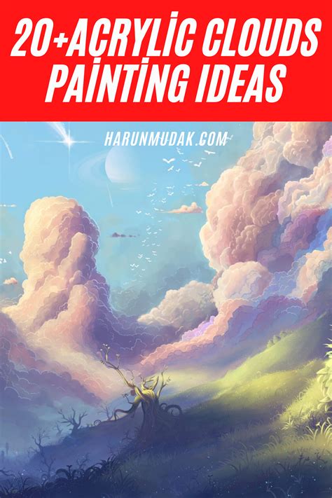 20+ Cloud Painting Ideas – Art Inspiration | Cloud painting, Painting, Clouds