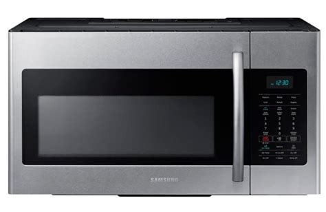 Samsung 1.7 cu. ft. Over-the-Range Microwave Hood Combo in Stainless ...