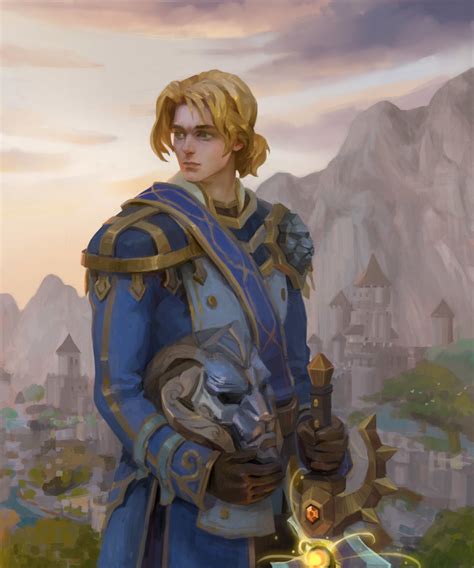 ArtStation - Anduin Wrynn, XW 630 | World of warcraft characters, World ...