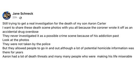 Aaron Carter’s Mom Posts Death Scene Photos Urging Police to Kickstart Investigation - Feels ...