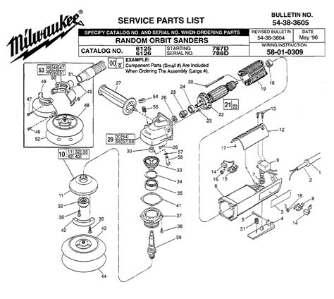 Buy Milwaukee 6125-(787D) Replacement Tool Parts | Milwaukee 6125-(787D ...