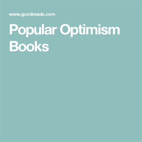 Popular Optimism Books