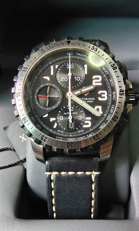 Victorinox Chronograph Automatic Watch, Luxury, Watches on Carousell