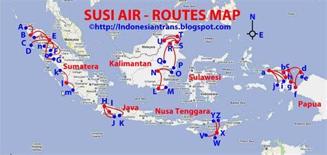 routes map: Susi Air routes map