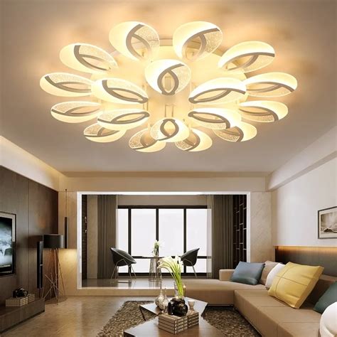 Modern LED ceiling Chandelier lighting dining room plafond avize Indoor ...