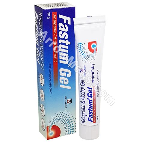 Fastum Gel 30 gm : Pain Relief Treatment | Ketoprofen | Arrowmeds