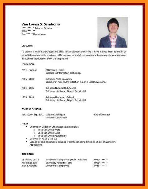 No Work Experience Resume the Best How to Write A Resume for College Students with No Of 30 R ...