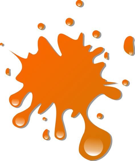 orange-paint-splatter - Magiweb