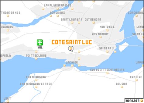 Côte-Saint-Luc (Canada) map - nona.net