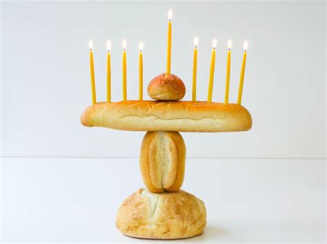 DIY Menorah Ideas - Hanukkah Crafts, Easy Menorah | Apartment Therapy