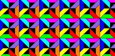 A Chiral Tessellation of Isosceles Trapezoids and Right Isosceles Triangles, Colored in Two ...