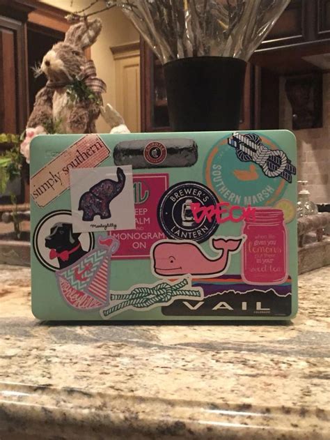 Preppy Laptop Stickers #prepster - Apple Computer Laptop - Ideas of Apple Comput..., # # ...