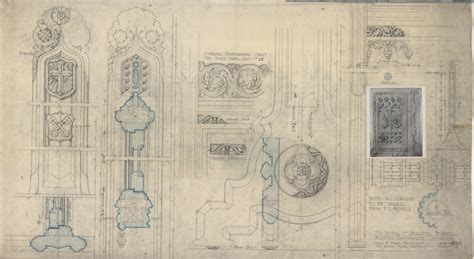 D028 Bulletin Board Drawing, Cathedral Of The Most Blessed Sacrament ...