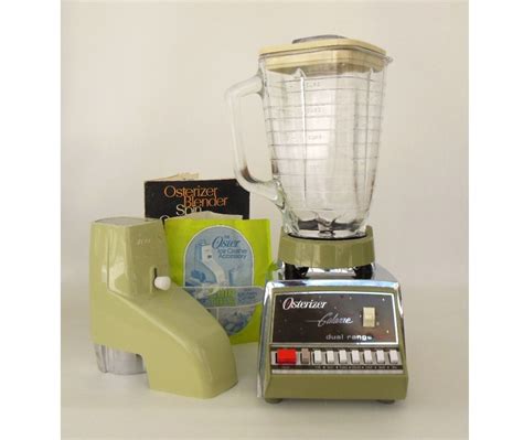 Oster Galaxie Blender & Ice Crusher Avocado Green 1970s