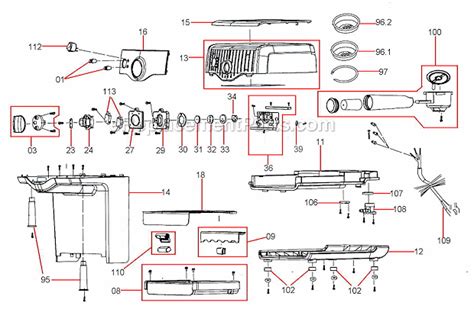 Breville BES200XL Parts List and Diagram : eReplacementParts.com