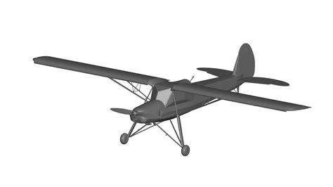 3D model Fieseler Fi 156 Storch - TurboSquid 1987076