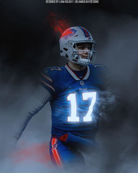 Josh allen wallpaper. HMU for a poster. Is it good? : buffalobills