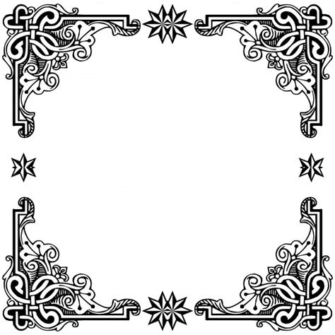 Black Symmetric Frame Free Stock Photo - Public Domain Pictures