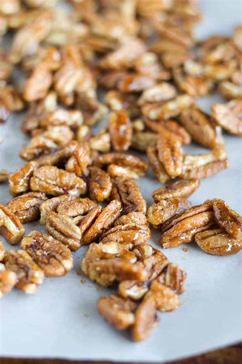 Sweet and Spicy Pecans - House of Yumm