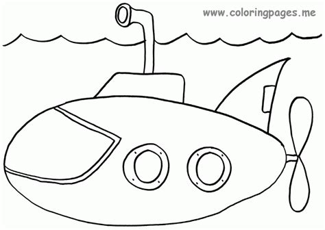 Yellow Submarine Coloring Pages - Coloring Home