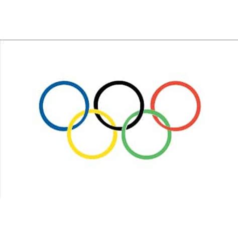 Olympic Games Flag (Hand 6"x4") - Hand Flag - Olympic Game - World Flag ...