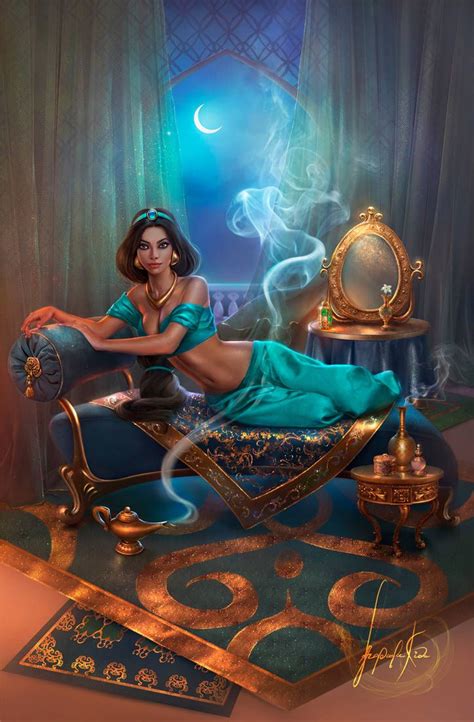 https://www.deviantart.com/missqualle/art/Jasmine-718401461 | Disney princess art, Disney art ...