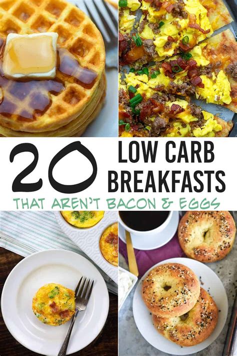 The BEST Low Carb Breakfast Ideas all in one spot!