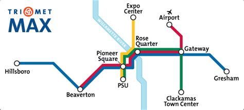 MAX Red Line Map and Schedule