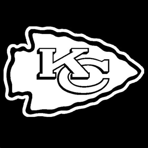 Kansas City Chiefs 8x8 White Team Logo Decal - Fanatics.com