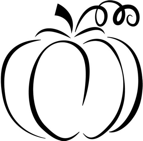 Download High Quality pumpkin clipart black and white elegant ...