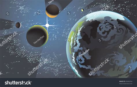 Planetary Alignment Vector Stock Vector (Royalty Free) 69446764 ...