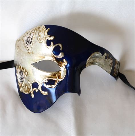 Blue masquerade mask men – Artofit