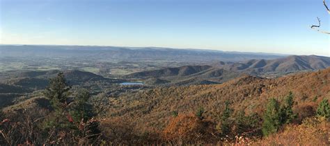 Shenandoah River Valley as seen from Shenandoah National Park taken Nov, 5, 2016. (OC) [8258 x ...