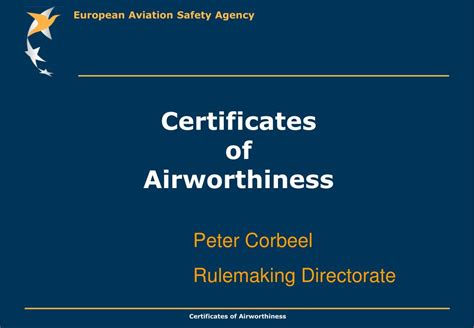 PPT - Certificates of Airworthiness PowerPoint Presentation, free download - ID:6710038