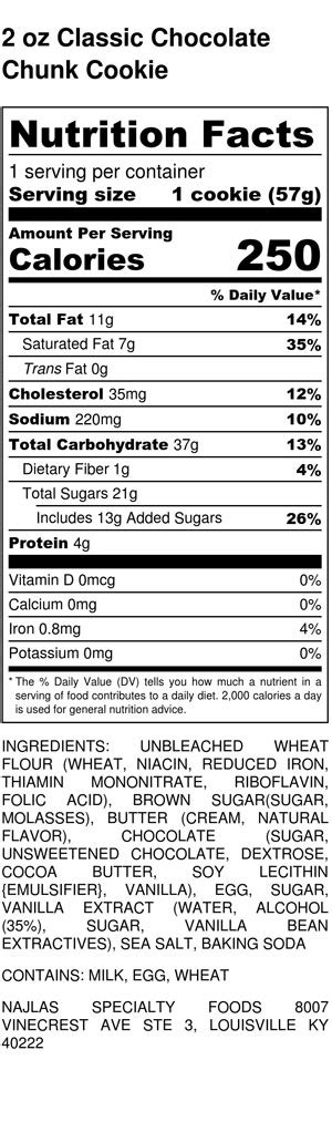 2-oz-Classic-Chocolate-Chunk-Cookie-Nutrition-Label – Najla’s