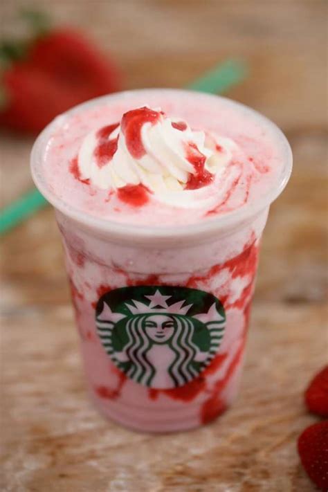 Starbucks Strawberries and Cream Frappuccino - Gemma’s Bigger Bolder Baking