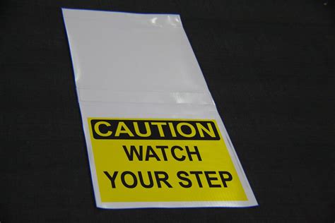 Tent Hanging Sign - CAUTION - Watch your step – Central Tent