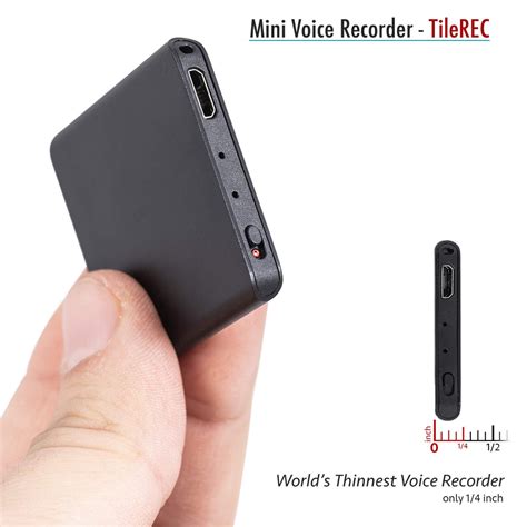 TileRec - discreet mini voice-activated recorder by Unique Mini Voice ...