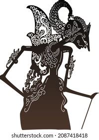 Vector Illustration Modification Wayang Kulit Purwa Stock Vector (Royalty Free) 2087418418 ...